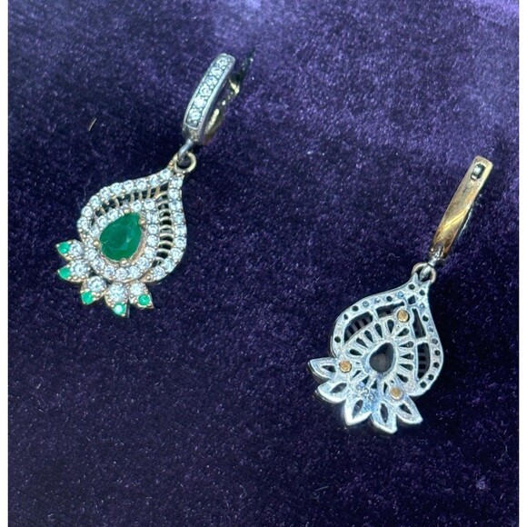 925 Sterling Silver Turkish Vintage Jewelry Set for Women,NEW,Antique,Handmade - Picture 3 of 8